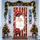 thumbnail image 5 of Cortina Navideña de Poliéster de 35 X 72 Pulgadas con Diseño de Papá Noel | Decoración Navideña Duradera para Puertas, Paredes y Mesas | Fácil de Instalar para Fiestas Navideñas, 5 of 6