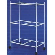 3-Shelves Rolling Stand for Three of 30" x 18" x 18" H Bird Flight Cages