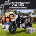 thumbnail image 6 of 24V Electric Dirt Bike for Kids 5-12, SHINPT Ride On Toys for Kids 5-12, Toddler Motorcycle with 200W Motor, Speeds 3.11-9.32MPH, Electric Toy Motorcycle with Rear Shock Absorber, LED Lamp, Music, 6 of 8