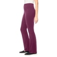 thumbnail image 2 of Woman Within Plus Size Petite Stretch-Cotton Knit Pull-On Bootcut Leggings, 2 of 6