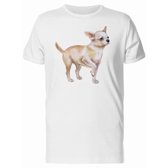 Chihuahua In Watercolor Tee Men's -Image by Shutterstock