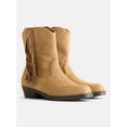 thumbnail image 2 of Weekend Academy Girls Fringe Western Ankle Boots, 2 of 6