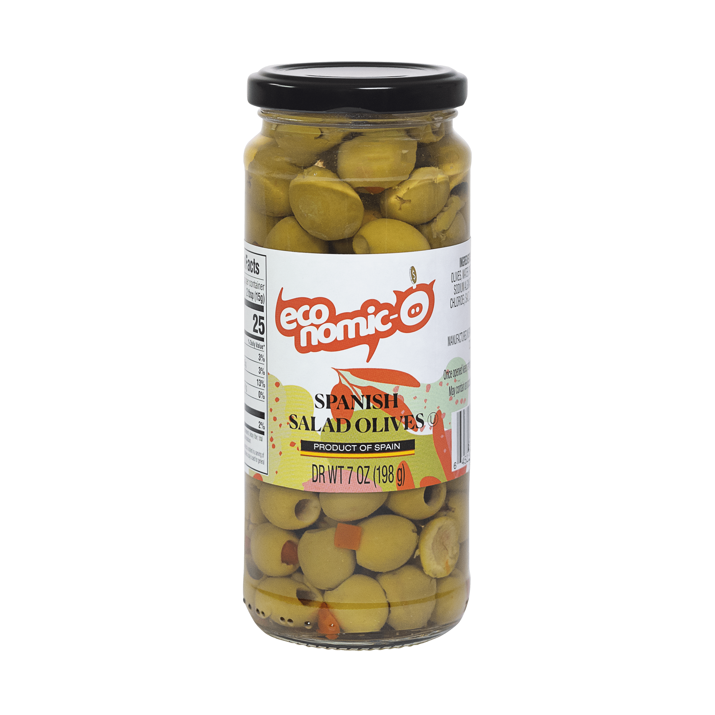 (7 pack) Economic Spanish Salad Olives