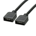 thumbnail image 3 of Uxcell 0.61ft 4 Pin  Female to Female RGB Splitter Cable for 5050 3528 LED Plastic Black 1pcs, 3 of 5