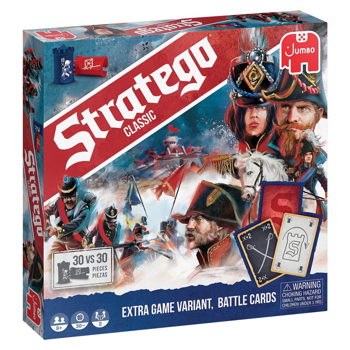 Stratego Classic Board Game With Innovative Battle Cards