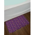 thumbnail image 2 of New Orleans Bath Mat, Abstract Modern Mardi Gras Pattern with Carnival Halftone Dot Shapes, Plush Bathroom Decor Mat with Non Slip Backing, 29.5" X 17.5", Multicolor, by Ambesonne, 2 of 2