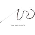 thumbnail image 2 of Cat Teaser Toy, Cat Teaser Stick Wand Leopard Print Tail with Bell Cat Chaser Toy for Exercise Playing, 2 of 5