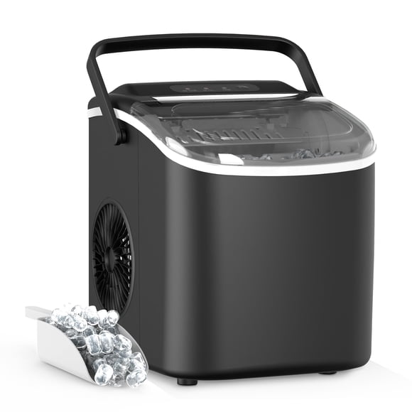 Ice Maker HealSmart for Countertop 12kg Ice/24Hrs Black