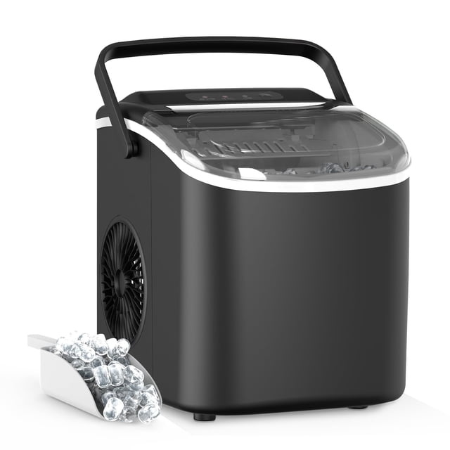 Machine à Glaçons HealSmart pour Comptoir 12 kg de Glace/24 H Noir