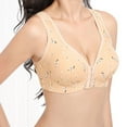 thumbnail image 3 of Lilgiuy Women’s Full Figure Comfort Wire Free Front Closure Support Bra, 3 of 6