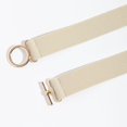 thumbnail image 3 of SWSMCLT Women's Fashion Belt For Dress Stretch Belt Date Embroidered Medium Buckle Boho Casual Round Braided Beige X-Small-Large, 3 of 5