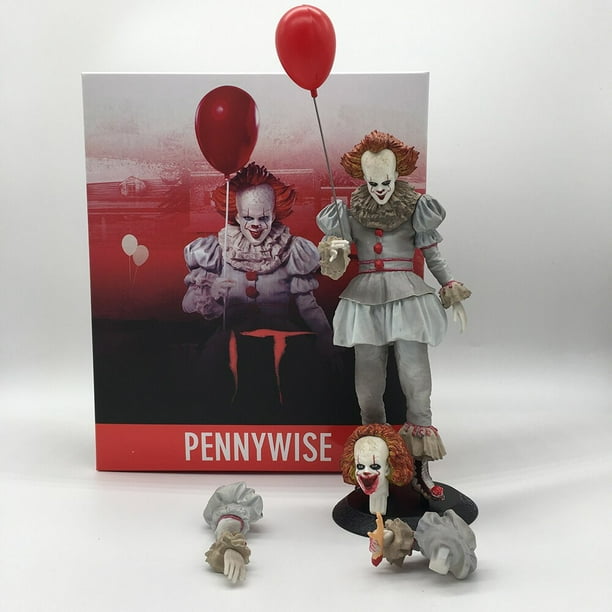 NECA Pennywise - Figura de Guasón, Máscara, Payaso Bailando, Juguete, Muñeca, Regalo de Halloween zhangmengya LED