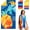 Pineapple, variant on SUN NINJA Microfiber Beach Towel - Sand Free, Quick Dry, Lightweight & Compact for Beach, Pool, Yoga and Camping - 63x32 inch Super Absorbent, Large Sand Free Swim Towels for Adults and Kids