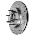thumbnail image 5 of Detroit Axle - RWD Front and Rear Drilled Disc Brake Rotors for 2004-2008 Ford F-150 Lobo 2006-2008 Lincoln Mark LT, 5 of 5