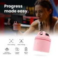 thumbnail image 2 of Pivo Pod Lite Sports Auto Face Tracking Tripod, Phone Holder, 360° Rotation for Selfie, Video Recording, Fitness Tracker - Pink, 2 of 8