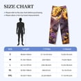 thumbnail image 4 of Bixox Men's Sunshine Cute Cat Sunflower Patterned Pajama Pants with Pockets Lounge Clothes for Home, 4 of 5
