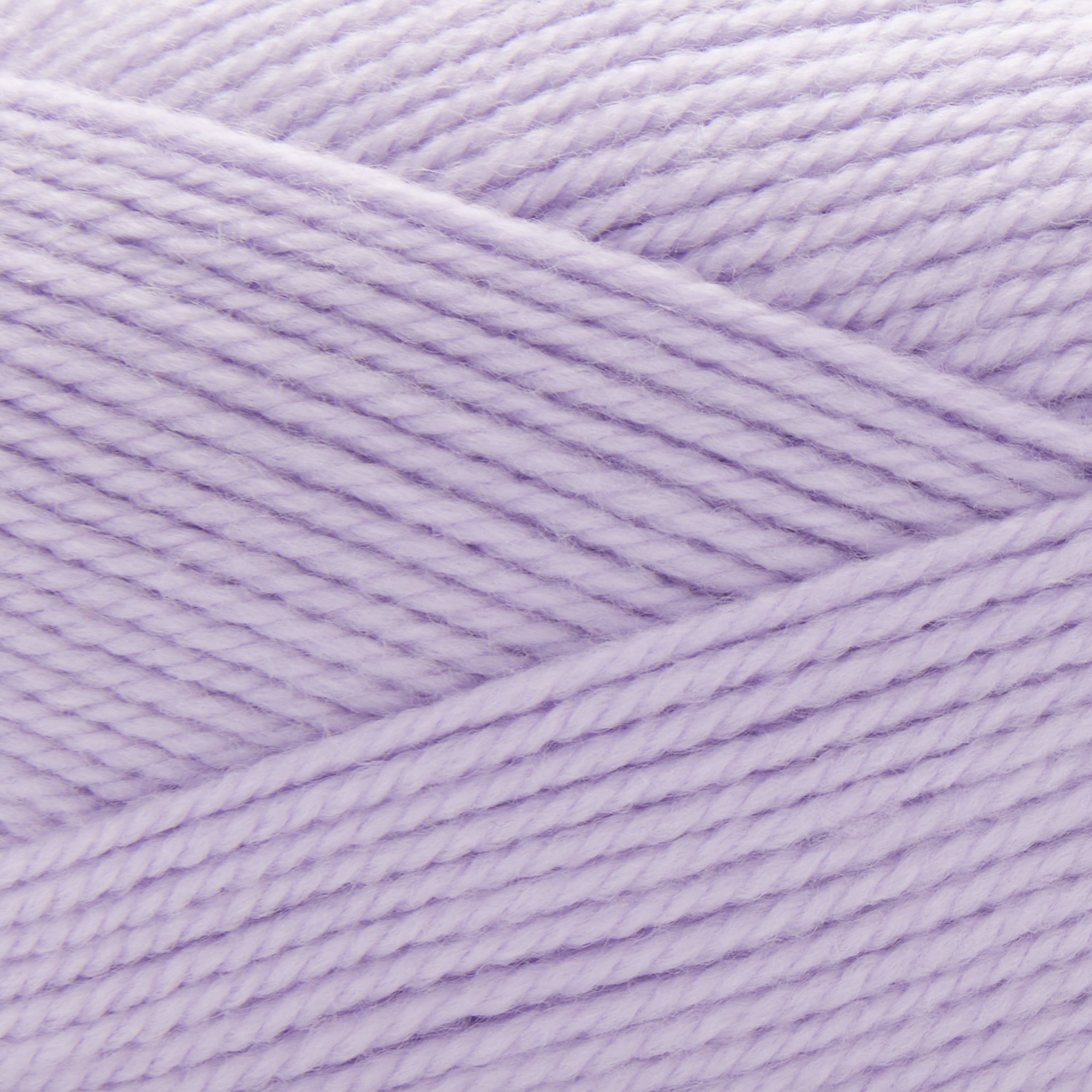 Loops & Threads Lilac Baby Cuddles Yarn - Light Weight Yarn for Knitting, Crochet, Weaving, Arts & Crafts, 15 Pack