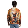 thumbnail image 5 of Happy Thanksgiving French Bulldog Give Thanks Fall Beanie Scarf Welcome All Over Print 3D Sweatshirt Unisex Merch Dog Lover Gifts - 00020, 5 of 6