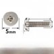thumbnail image 1 of Tornillo de cabeza plana Phillips M2/M3 niquelado Tornillo de cabeza plana grande M4 Tornillo de cabeza plana grande para computadora M5/M6 100 piezas, 1 of 3