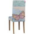 thumbnail image 2 of Funda Protectora ABPHQTO para silla elástica de Mariposa Floral Vintage juego de 1, 2 of 4