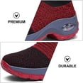 thumbnail image 2 of 1 par de zapatos deportivos de suela gruesa para mujer, zapatos con colchón de aire, zapatos transpirables, 2 of 5