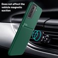 thumbnail image 2 of Dteck Case for Samsung Galaxy S24,Shockproof TPU Hybrid PC Case Slim Back Magnetic Cover,Green, 2 of 5