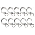 thumbnail image 2 of 10pcs Bird Foot Ring Stainless Steel Outdoor Parrot Flying Accessory for Birds Training10#, 2 of 9