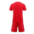 thumbnail image 4 of Cethrio Boys Activewear Outfit Sets, Football Two Piece Summer Short Sleeve Boys' Clothing Sets Red Size 10-12, 4 of 4