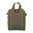 thumbnail image 1 of Bolsa de viaje portátil para exteriores, bolsa de supervivencia de emergencia, bolsa médica de rescate (verde militar), 1 of 11