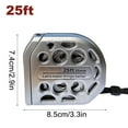 thumbnail image 3 of Ikohbadg 16 25FT Stainless Steel Measuring Tape, Double-Sided Metric Imperial Ruler, Waterproof, Sandproof, Durable Tape Measure for Craftsmen, Home, Offices & More, 3 of 3