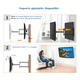 thumbnail image 3 of Soporte De Pared Para Pantalla Tv/monitor De 14 A 60, 30kg Xtellar Negro, 3 of 4