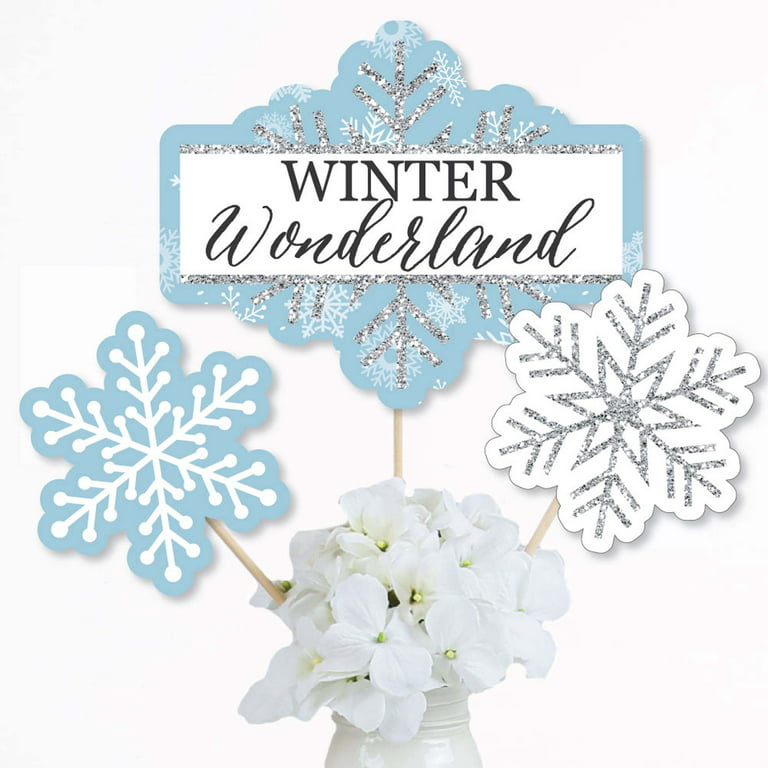 22 Best Snowflake centerpieces ideas  snowflake centerpieces, christmas  centerpieces, centerpieces