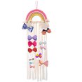 thumbnail image 3 of Pinzas para el cabello almacenamiento niñas DIY lazo para el cabello almacenamiento boho colgante de pared arco iris, decoración del hogar Adepaton LKX-1584, 3 of 8