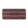 thumbnail image 1 of Ethnic Computer Mouse Pad, Abstract Geometrical Cultural Tribal Triangles on Colorful Stripes Folk Pattern, Rectangle Non-Slip Rubber Mousepad X-Large, 35" x 15" Gaming Size, Multicolor, by Ambesonne, 1 of 2