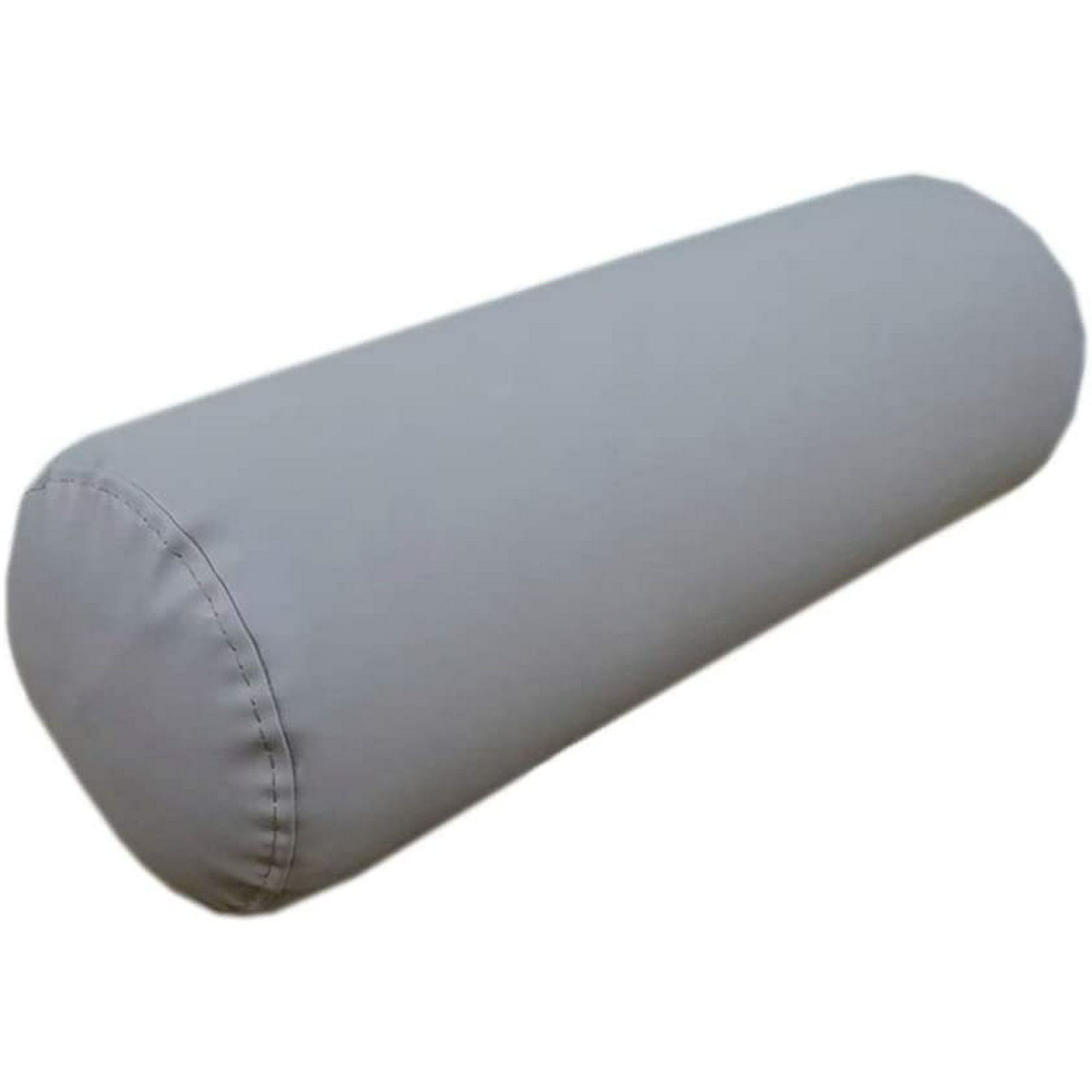 Soft Leather Long Cylinder Bolster Pillow Smooth Round Roll Pillow Neck Cervical Pillows for Sofa and Bed Decoration Sleeping Cushion Soft Gray 11 50CM 4.33 19.7 Walmart