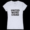 thumbnail image 1 of Rapid Dominance GS2-788-WHT-05 T-Shirt Graphique à Manches Courtes à Col en V pour Femmes United We, Blanc - 2X, 1 of 1