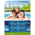 thumbnail image 4 of Inflatable Pool for & Adults | Thickened Large Swimming Pool with Seats and Backrests Family Summer Blow Up Water Pools - Backyard Water Park, Garden Tub 120 inch, 4 of 6