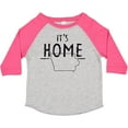 thumbnail image 3 of Inktastic It's Home- State of Iowa  Outline Distressed Text Boys or Girls Toddler T-Shirt, 3 of 5
