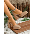 thumbnail image 2 of Zapato tacón alto Cklass color camel No 24, 2 of 4