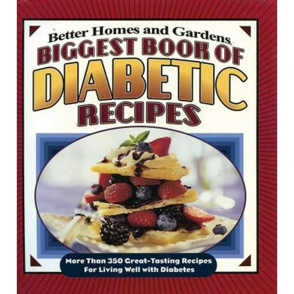 Pre-Owned Biggest Book of Diabetic Recipes: More Than 350 Great-Tasting Recipes for Living Well with Diabetes (Spiral-bound) 0696225816 9780696225819