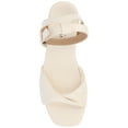 thumbnail image 4 of Journee Womens Eianna Ankle Strap Platform Sandals, 4 of 8