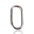 thumbnail image 1 of 100Pcs Stainless Steel Oval Split Rings Swivel Snap Fishing Tackle Connector(10x19mm), 1 of 8