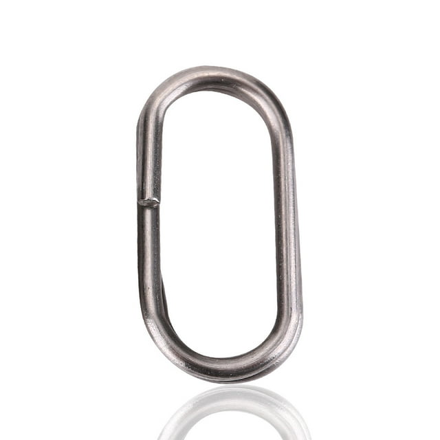 Fishing Split Rings,100Pcs Stainless Steel Oval Oval Split Rings Split Rings Highly Recommended