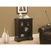 Accent Chest - Brown / Glass Transitional Style