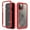 Red, variant on iPhone 11 Pro Max Case with Built in Screen Protector,Dteck Full-Body Shockproof Rubber Hybrid Protection Crystal Clear PC Back Protective Phone Case Cover for Apple iPhone 11 Pro Max,Darkblue