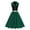 Green, variant on Women's Summer Floral Polka Dot Print Sleeveless Round Neck Cocktail Dress, Pretty Party Dress for Summer Wedding Bridal Shower Brunch