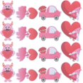 thumbnail image 1 of 4Pcs Tearable Memo Stickers Valentine's Day Note Stickers Scrapbook Memo Stickers, 1 of 3