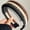 Black + Coffee + Off-white, variant on Wrapped Cloth Headband with Teeth, Non-Slip Braided Headband, Special for Washing Face, High Skull Top Hair Clip, Crushed Hair Temperament Hair Hoop