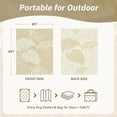 thumbnail image 5 of SIXHOME Outdoor Rug 8'x10' Waterproof Reversible Patio Rug Boho Geometric Indoor Outdoor Rugs Lightweight Plastic Straw Ourdoor Carpet for RV Camping Deck Balcony Modern Porch Decor Beige, 5 of 5