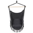 thumbnail image 4 of Veryke Hanging Hammock Chair, Tassel Swing Chairs with Pillow - Max 264 LBS - Gray, 4 of 10